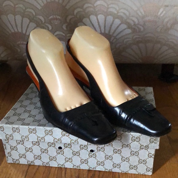 Gucci Sling Back Shoes - Picture 1 of 6